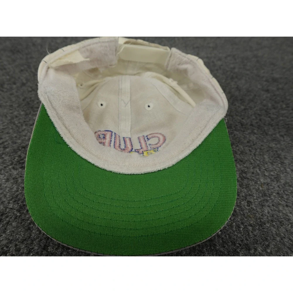 Camel Club Camel Snapback Hat Mens OSFA White Grey Vintage 90s Pinstripe